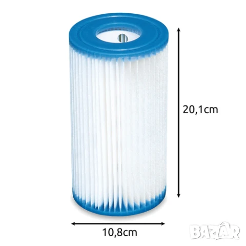 Филтър за басейн тип А / Картушен филтър INTEX, снимка 6 - Басейни и аксесоари - 50544244