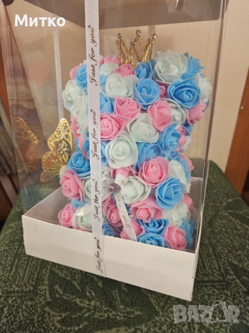 Мечета големи и малки от рози за любими хора, снимка 9 - Изкуствени цветя - 52989502