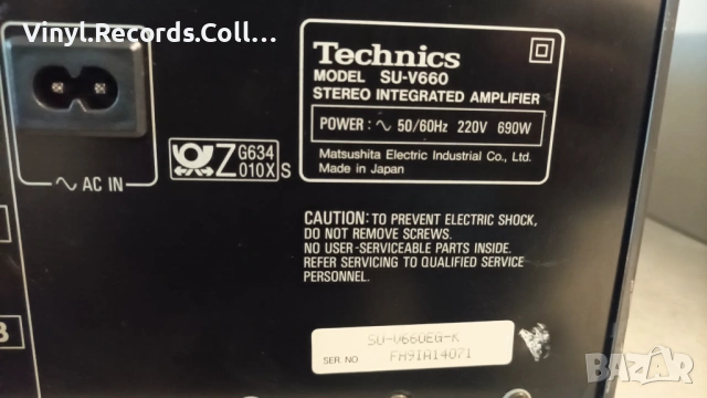  Technics - SU - V660, снимка 5 - Ресийвъри, усилватели, смесителни пултове - 53475517