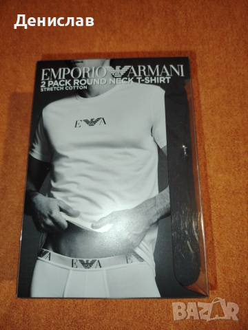 2 броя тениски на Emporio Armani, снимка 6 - Тениски - 52232800
