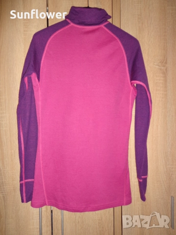 Дамска мерино термо блуза Devold Active розова, размер L 80% мериносова вълна, 20% полиамид  , снимка 7 - Блузи с дълъг ръкав и пуловери - 51732511