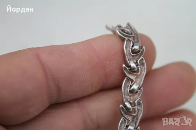 Дамско сребърно колие, снимка 12 - Колиета, медальони, синджири - 49771414