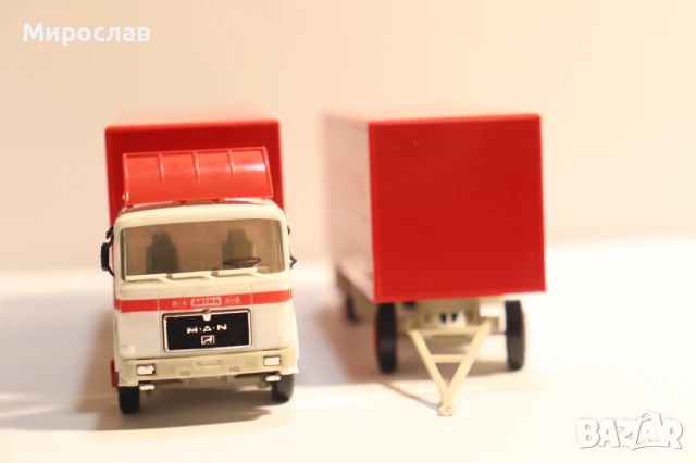 HERPA H0 1/87 MAN ВЛЕКАЧ KАМИОН МОДЕЛ TIR, снимка 3 - Колекции - 51073991