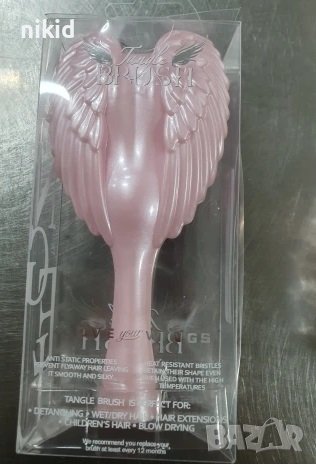 Четка за разресване и разплитане на коса Tangle Angel Ангелскки крила, снимка 4 - Аксесоари за коса - 43045774