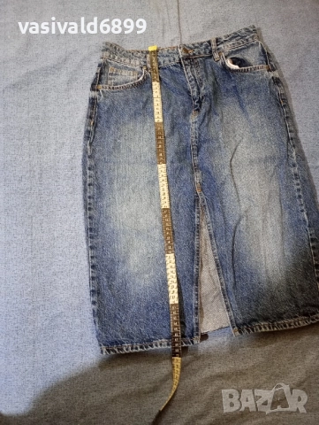 Дънкова пола , снимка 2 - Поли - 51479760