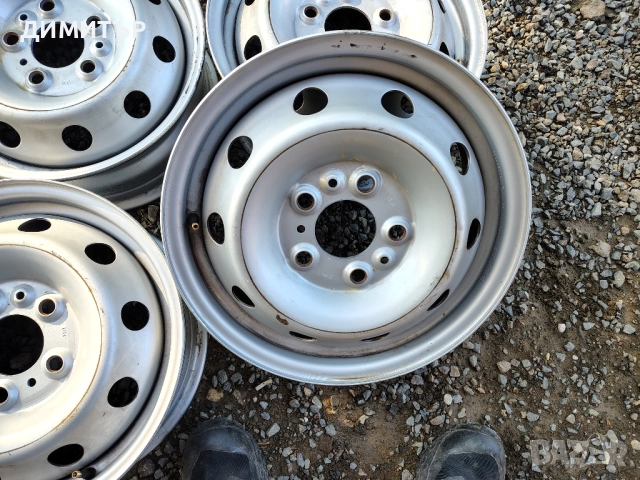 4бр.ЖЕЛЕЗНИ ДЖАНТИ 15ки 5x118 за PEUGEOT BOXER,CITROEN JUMPER, снимка 2 - Гуми и джанти - 52323069