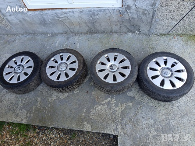 Джанти с зимни гуми 16 цола 5х112 57.1 Дебика Дот24г.!За ваг групата!