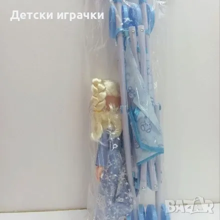 Количка за кукли с кукла Елза, Фроузен, снимка 4 - Кукли - 50226128