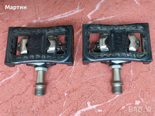 Педали Shimano XT PD-M8000 SPD, парчета за педали SM-SH51, снимка 6 - Части за велосипеди - 50758212