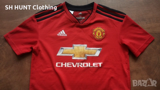 Adidas FC MANCHESTER UNITED Kids Football T-Shirt Размер 11-12г /152см детска футболна тениска 37-66, снимка 3 - Детски тениски и потници - 53126859