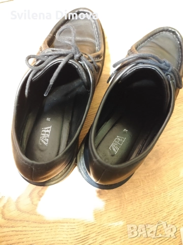 Обувки естествена кожа Zara, снимка 4 - Дамски ежедневни обувки - 52134200