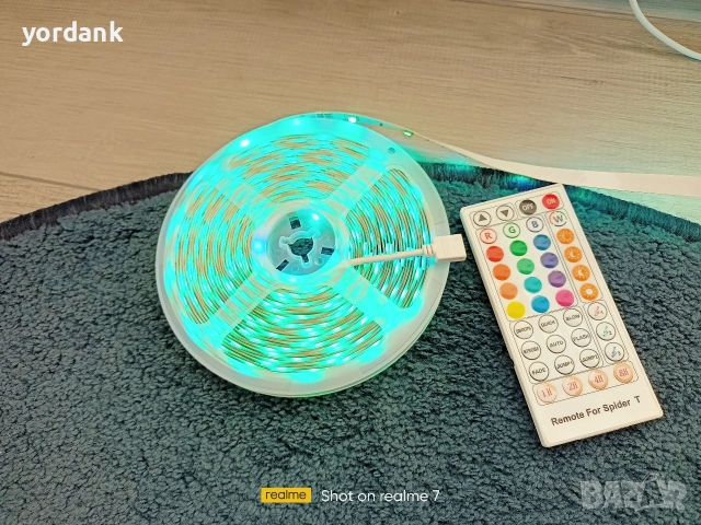 Maxcio WiFi RGB LED лента 10 метра комплект, снимка 4 - Лед осветление - 53562152