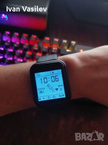 Смарт часовник Xiaomi Mi Watch LITE, НОВ, измерва кръвно, крачки, може да приема съобщения, снимка 5 - Смарт гривни - 43943389