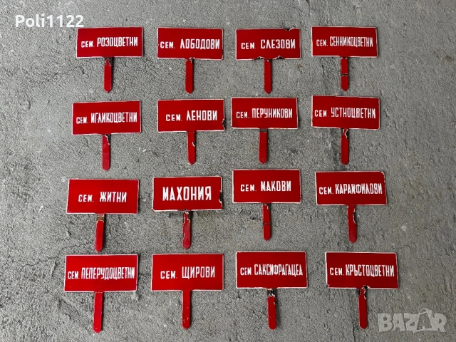 Емайлирани табели/Табела/Табелки