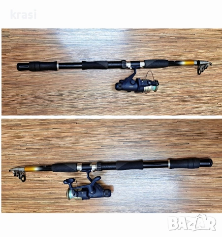 Телескопична въдица 3.2м + Макара