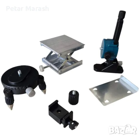 Самонивелиращ Лазерен Нивелир 4D с 16 Линиии Зелен Лазер и Тринога в Куфар, снимка 7 - Измервателни инструменти - 50409474