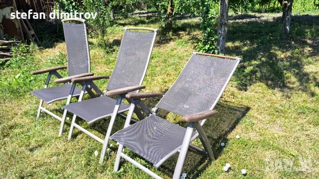 Градински згъваеми  столове  Kettler , Многопозиционен, снимка 4 - Градински мебели, декорация  - 50836251
