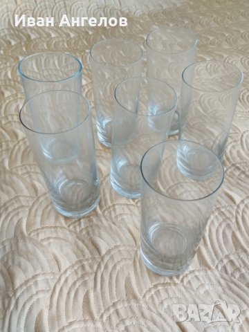 Стъклени водни чаши 