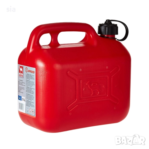 Туба за гориво с  фуния, Пластмасова туба за гориво, 5л, снимка 2 - Аксесоари и консумативи - 38779113