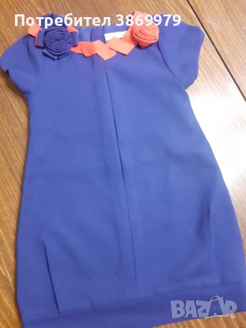 Детска рокля в синьо, снимка 2 - Детски рокли и поли - 43941353