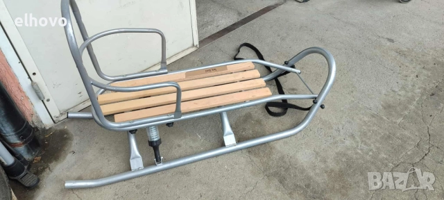 Метална шейна с дървена седалка, снимка 3 - Зимни спортове - 51973777