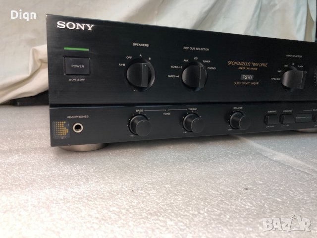 Sony TA-F270, снимка 7 - Ресийвъри, усилватели, смесителни пултове - 32523532