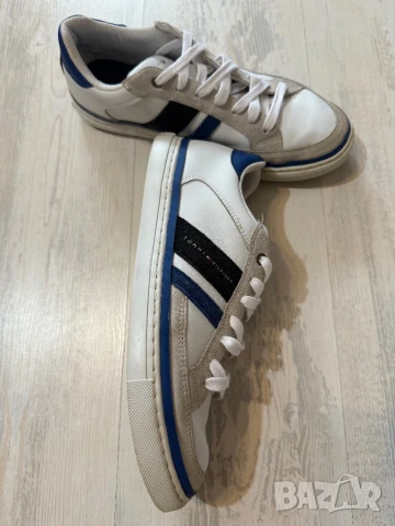 Tommy Hilfiger оригинални спортни кецове от естествена кожа, снимка 8 - Кецове - 51037443
