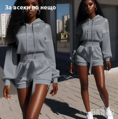 Balmain Дамски Комплект Белмейн - 3 Налични Цвята Код D2135, снимка 3 - Комплекти - 49422235