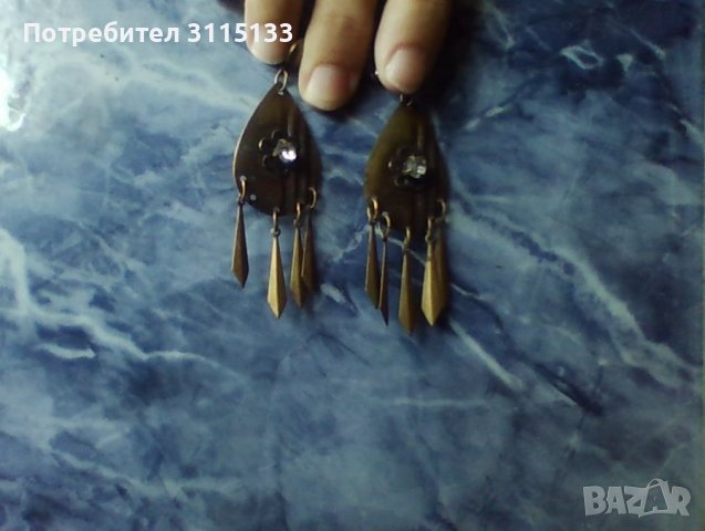 Дамски обеци  ,с камъни циркони, снимка 2 - Обеци - 37811346