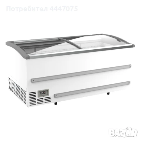 Професионален фризер за супермаркет – 153 литра, модел 1880, бял