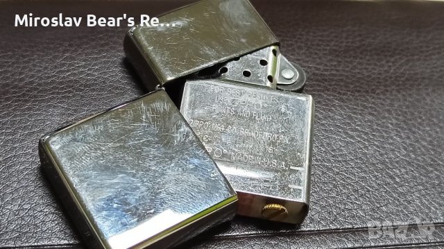 D Zippo® 18 Lighter Regular 250 High Polish Chrome Original USA, снимка 4 - Колекции - 39977320