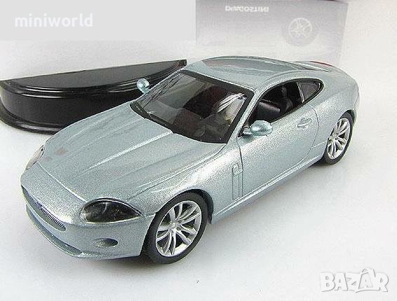 Jaguar XK Coupe 2005 - мащаб 1:43 на ДеАгостини модела е нов в блистер, снимка 13 - Колекции - 44025919