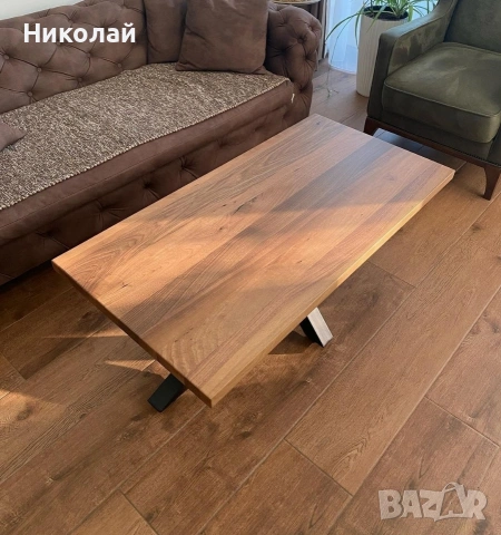 Холна маса / маса за кафе масив орех, снимка 11 - Маси - 53535474