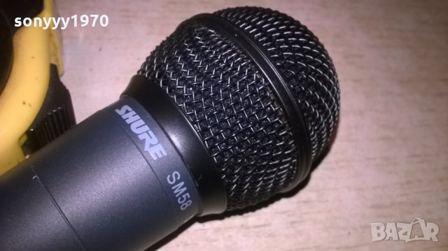 SHURE SM58 PROFI MIC-ВНОС ШВЕИЦАРИЯ, снимка 6 - Микрофони - 27143664