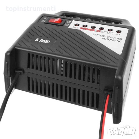 Зарядно за акумулатори автоматично, 6V/12V, ток зареждане 6A, XTROBB 011050, снимка 5 - Други инструменти - 42960645