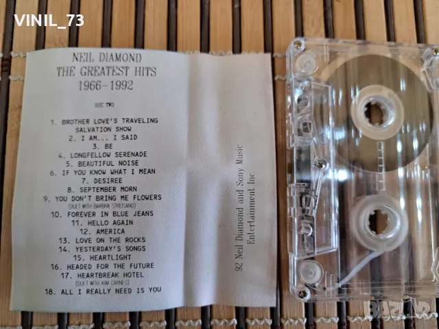 Neil Diamond – The Greatest Hits 1966-1992 part.2, снимка 3 - Аудио касети - 48774638