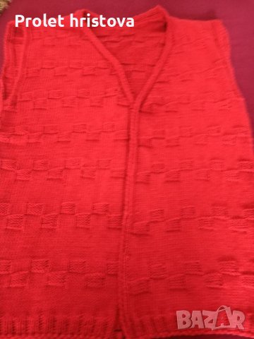 Ръчно плетени жилетки и пуловер, без ръкав, снимка 4 - Жилетки - 39891171