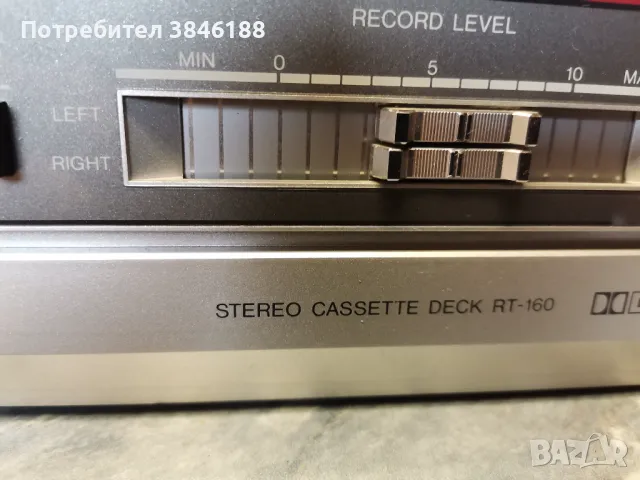Sharp RT-160 S Cassette Deck, снимка 3 - Декове - 50061311