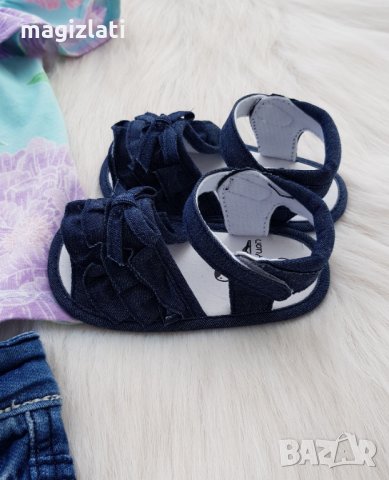 Дънкова пола 1 година, снимка 10 - Бебешки рокли - 32785935