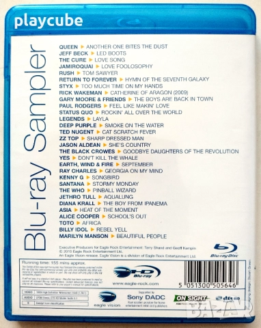 Eagle Vision - Blu-Ray Sampler - Blu-Ray (музикален), снимка 4 - Други музикални жанрове - 51697088