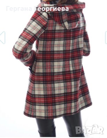 Дамско вълнено палто с качулка AVANEW, снимка 2 - Палта, манта - 43806324