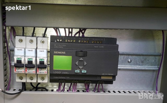 Ел табло за управление среден размер с контролер на Siemens, снимка 3 - Други машини и части - 37552468