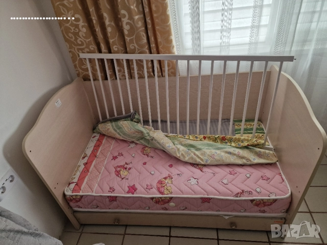 детско легло с матрак 140х80, снимка 4 - Спални и легла - 52087561