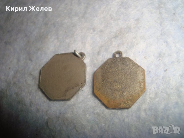ДВА СТАРИ ПОСРЕБРЕНИ ПЕНДАНТА АРТ МЕДАЛОНИ СТОМАНЕН и БРОНЗОВ ЗОДИАК 28331, снимка 7 - Антикварни и старинни предмети - 37719558