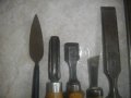 Старо Качество-Лот 15 бр. Ръчни Дърводелски Длета За Струг - Дърворезба-Профи-Прави/Кръгли/V-образни, снимка 3