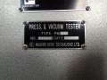 Стенд за манометри Press and Vacuum Tester NAGANO KEIKI PM-41, снимка 6