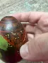 Старо, дървено яйце с нарисувани религиозни мотиви , снимка 9