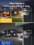 SANNCE 4K PoE охранителна камера, CCTV IP камера 8MP, цветно нощно, снимка 6