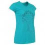 Страхотна тениска с къс ръкав в лиав цвят с щампа " Karrimor ",внос от  Англия-35%полиестер-65%памук, снимка 4