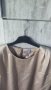 Бежово сатен блуза с подплънки , снимка 6